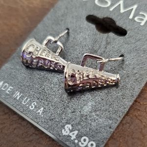 CHEERLEADER MEGAPHONE Dangle Earrings by JoMa
